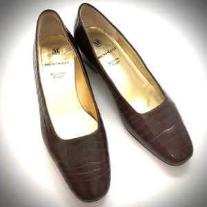 Bruno Magli Stunning Classic Brown Leather